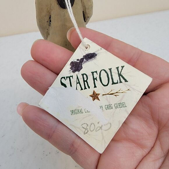 Greg Guedel Bethany Lowe Angel With Star Primitive Spanish Style Christmas Decor - Picture 7 of 12